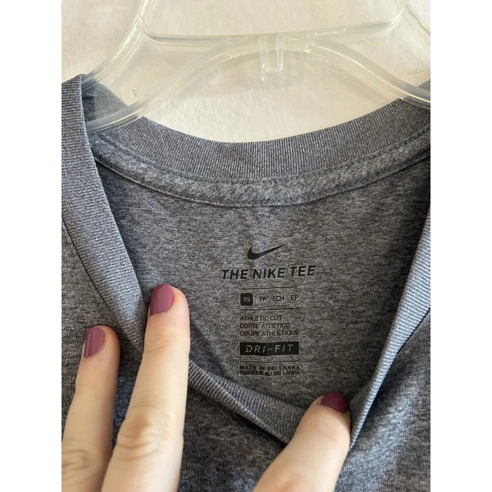 Nike Women's Dri Fit Just Do It Tank Top Grey Size XS